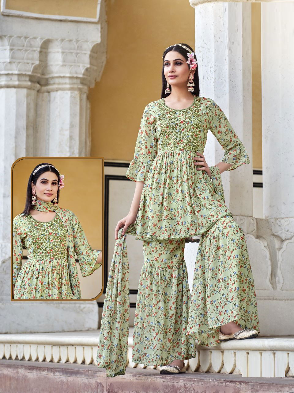 Syasii Aera Vol 2 Sharara Suits Readymade Catalog
